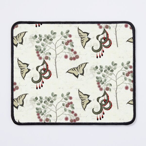 Item preview, Vintage Botanical with Swallowtail Butterflies designed and sold by AntiqueImages.
