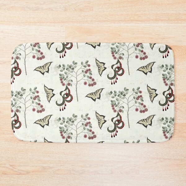 Item preview, Vintage Botanical with Swallowtail Butterflies designed and sold by AntiqueImages.