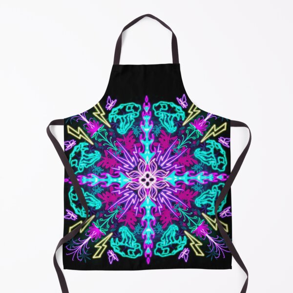 Item preview, Neon Mandala Flower Abstract designed and sold by Chatchot.