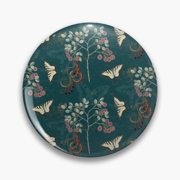 Item preview, Vintage Botanical Emerald Green designed and sold by AntiqueImages.