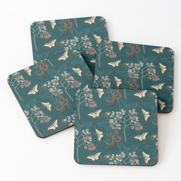 Item preview, Vintage Botanical Emerald Green designed and sold by AntiqueImages.