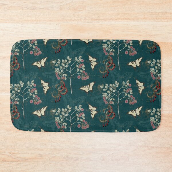 Item preview, Vintage Botanical Emerald Green designed and sold by AntiqueImages.
