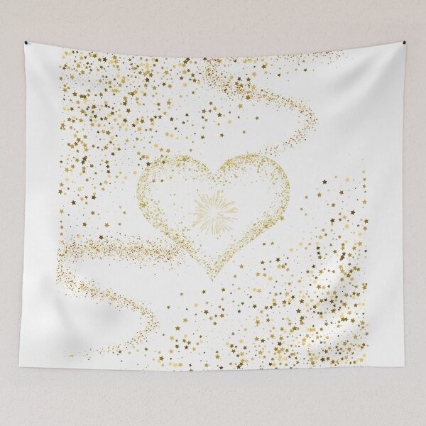 Item preview, golden stars heart designed and sold by GorLorLar.