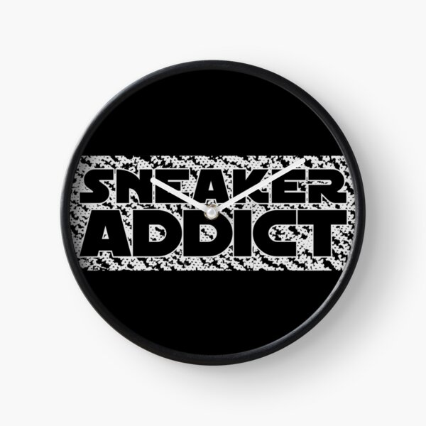 Sneaker Addict Turtle Dove Pattern Clock