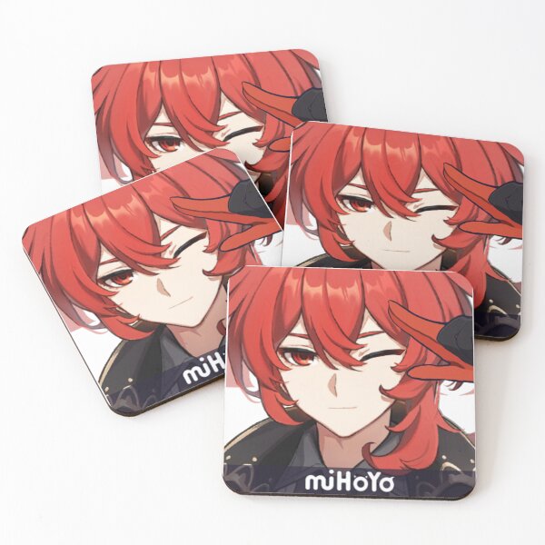 Item preview, Diluc Genshin Impact Fanart Game Icon Diluc Merch Genshin Merch Diluc Shirt and Prints designed and sold by feach.