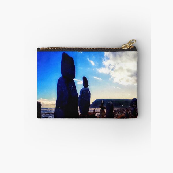 Item preview, Beach Rocks Towers Ocean Watchers on Rocky Beach in South Africa 2 of 4 designed and sold by Beachy.