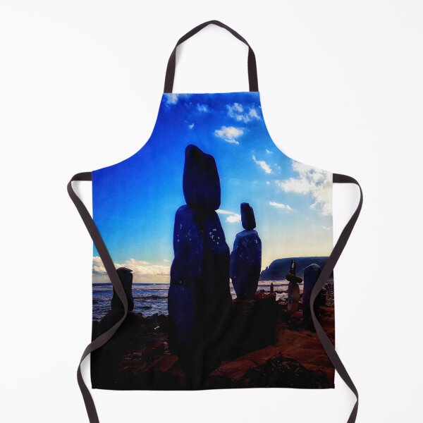 Item preview, Beach Rocks Towers Ocean Watchers on Rocky Beach in South Africa 2 of 4 designed and sold by Beachy.