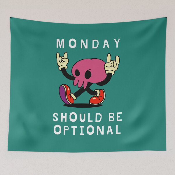 Item preview, Monday Should Be Optional designed and sold by DesignUneed.