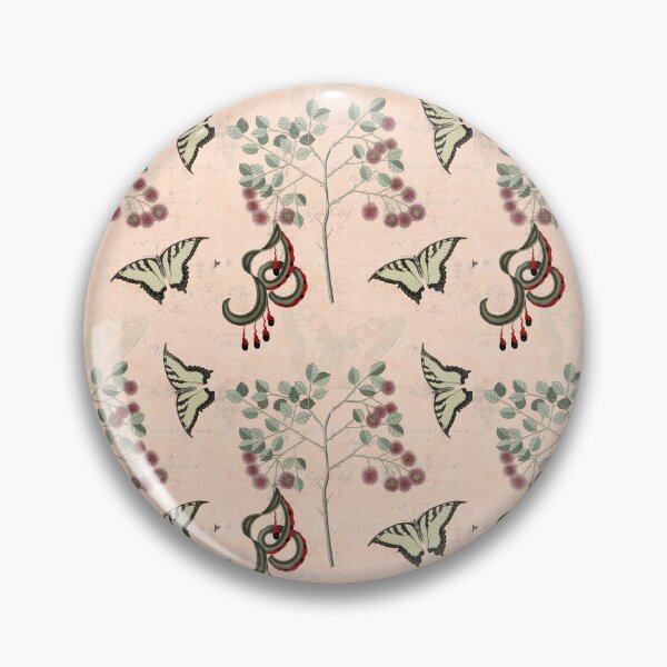 Item preview, Butterfly Botanical Antique Pink designed and sold by AntiqueImages.