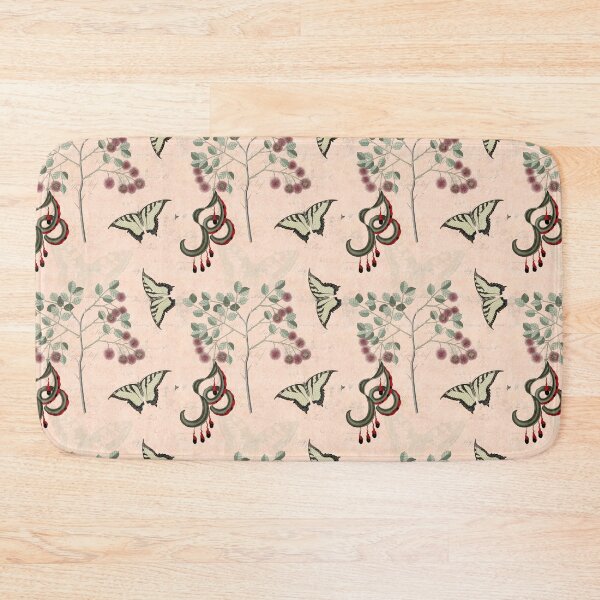 Item preview, Butterfly Botanical Antique Pink designed and sold by AntiqueImages.