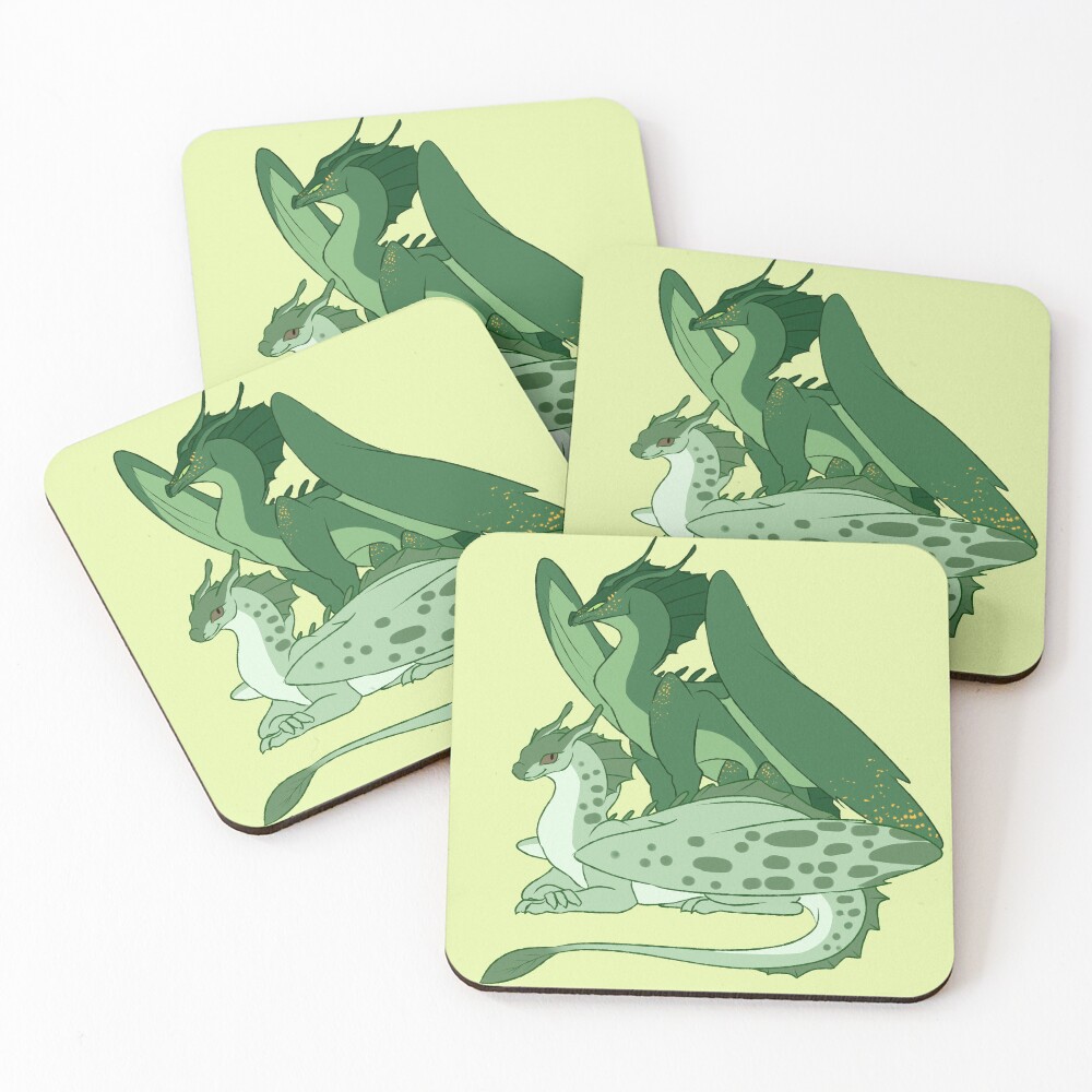 Item preview, Coasters (Set of 4) designed and sold by Ravewolfie.
