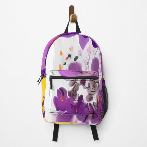 Artikelvorschau, Violette und gelbe Blüten mit hohem Kontrast entworfen und verkauft von Onlyjamie.