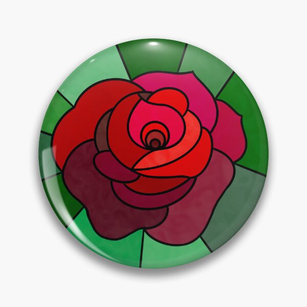 Item preview, Stained glass rose designed and sold by filthyf-ingsoul.