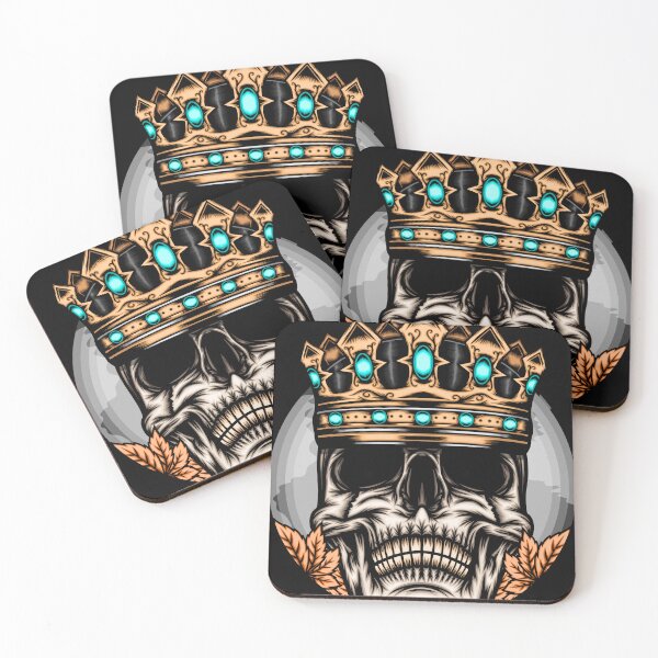 Item preview, Awesome king skull illustration designed and sold by WODEXZ.