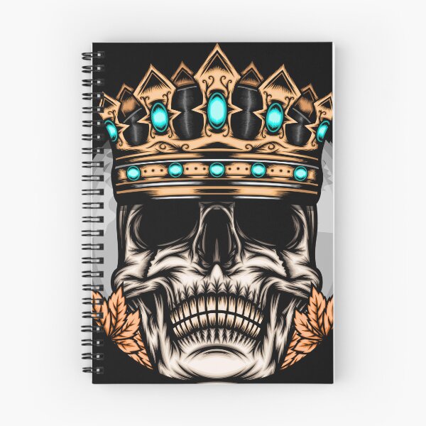 Item preview, Awesome king skull illustration designed and sold by WODEXZ.