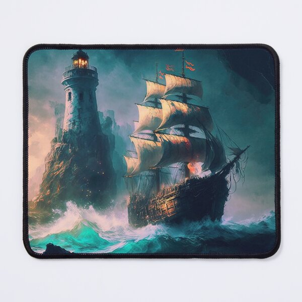 Item preview, An Ancient Galleon in a stormy sea designed and sold by AM FineArtPrints.
