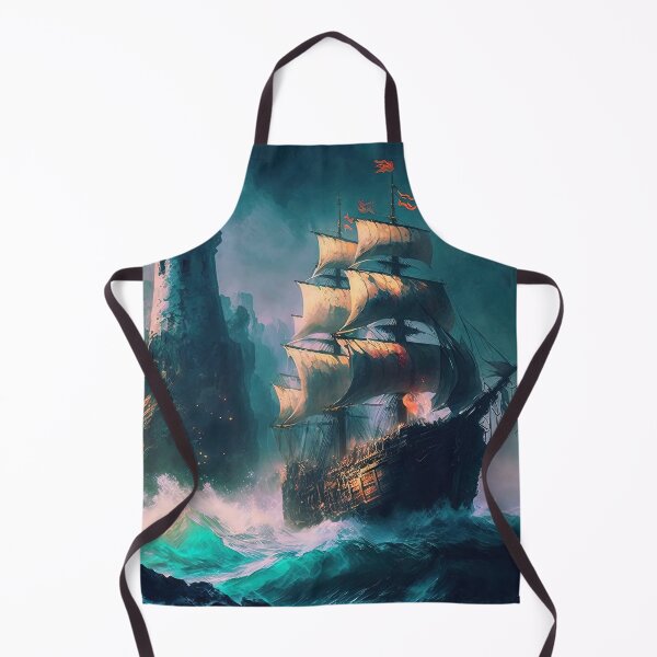 Item preview, An Ancient Galleon in a stormy sea designed and sold by AM FineArtPrints.