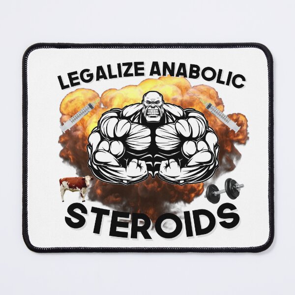 Item preview, Legalize Anabolic Steroids Funny Gym Bodybuilding Design designed and sold by Princeps-.