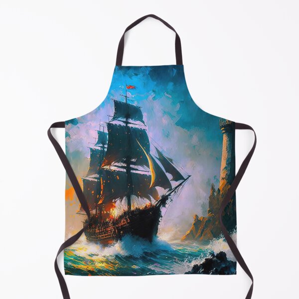 Item preview, An Ancient Galleon in a stormy sea designed and sold by AM FineArtPrints.