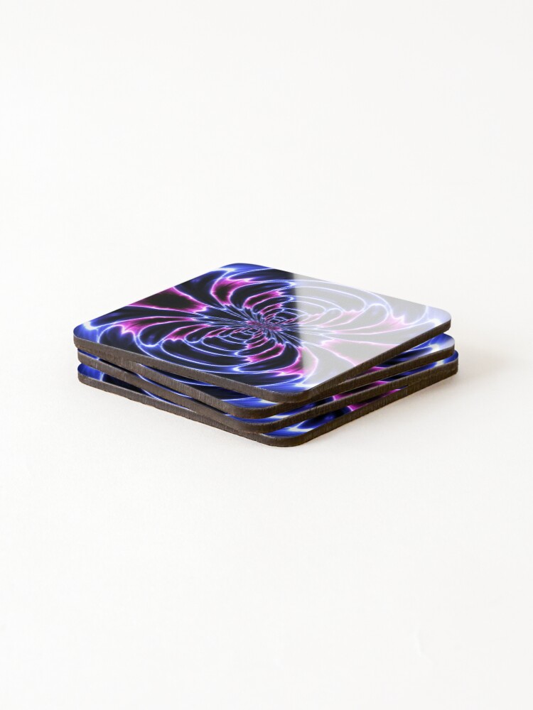 Thumbnail 4 of 5, Coasters (Set of 4), Recursionaut designed and sold by AgentSlimepunk.