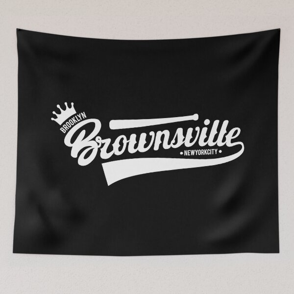 Item preview, Brownsville New York Brooklyn - Brownsville Brooklyn Lettering - Vintage Brownsville Logo designed and sold by Boogosh.