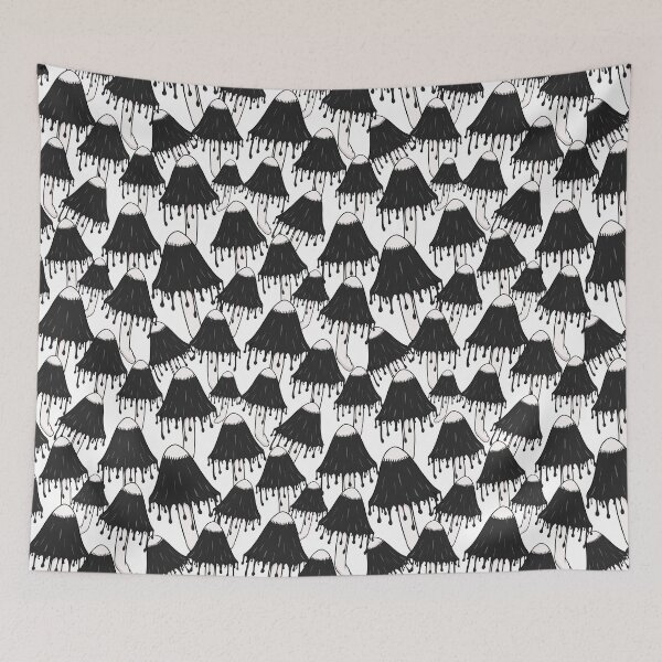 Item preview, Creepy Mushroom Field Pattern designed and sold by CreativeDraws42.