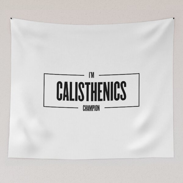 Item preview, Calisthenic Champion Minimalist designed and sold by hybridsthenos.