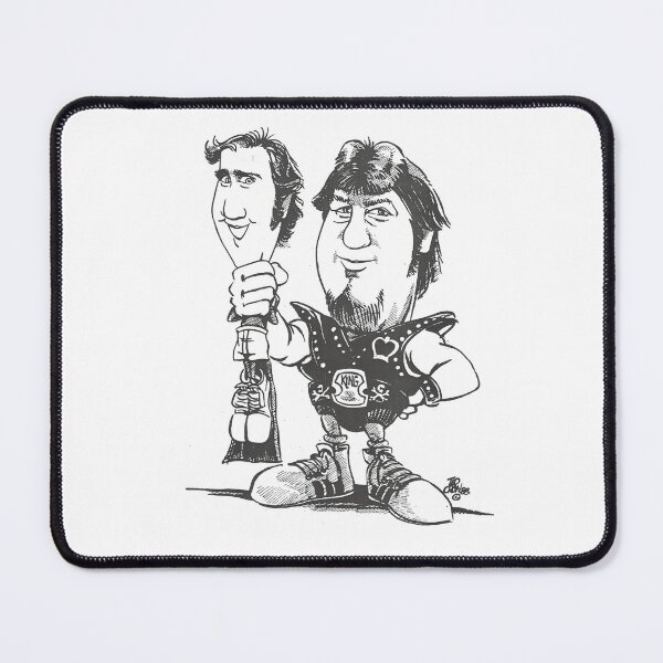 Item preview, Andy Kaufman and the King designed and sold by The Irish Whip.