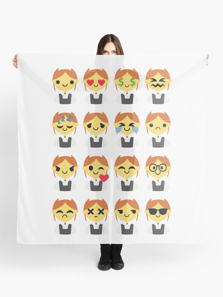 Emoji Scarves for Sale