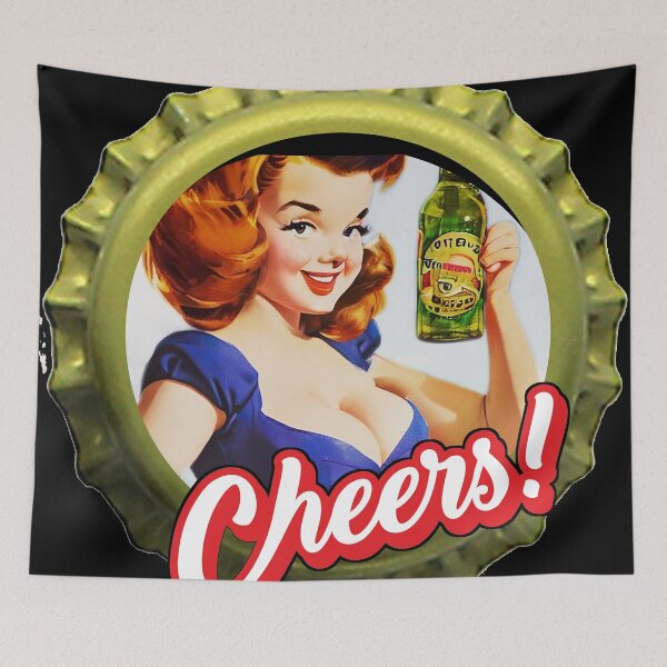 Item preview, Beer Cap - Pinup Girl designed and sold by cutestpinups.