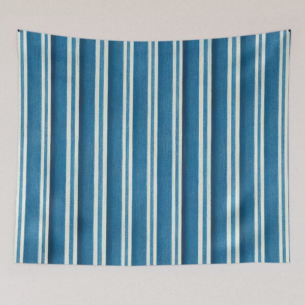 Aperçu de l'œuvre Rayures de peinture bleue craquelée créée et vendue par Fitbys.