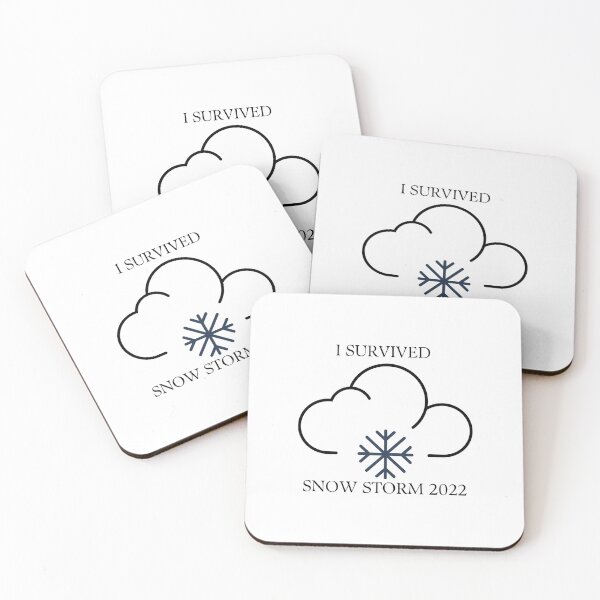 Item preview, I survived snow strom 2022 designed and sold by PolishArtist.