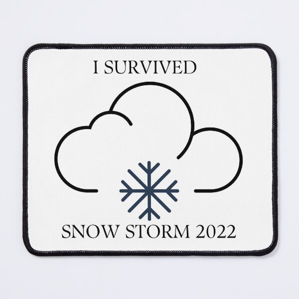 Item preview, I survived snow strom 2022 designed and sold by PolishArtist.