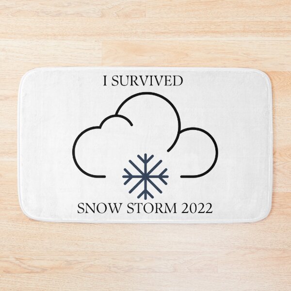 Item preview, I survived snow strom 2022 designed and sold by PolishArtist.