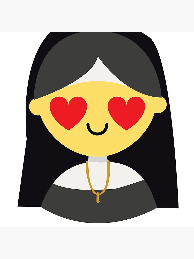 Priestess Sister  Emoji  Clock by HippoEmo Redbubble