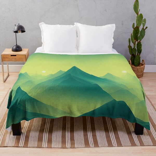 Item preview, Vintage Ocean Waves Sunset with Mountains designed and sold by Trendy Valley .