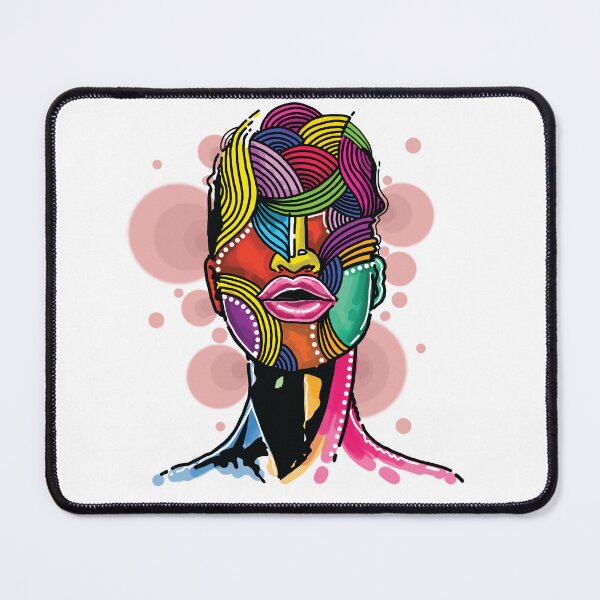 Item preview, Human face with a burst of many colors designed and sold by Kainene.