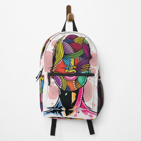 Item preview, Human face with a burst of many colors designed and sold by Kainene.