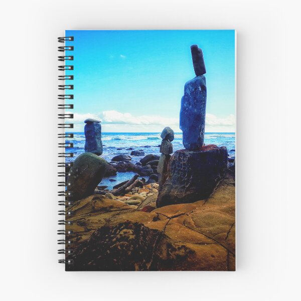 Item preview, Beach Rocks Towers Ocean Watchers on Rocky Beach in South Africa 3 of 4 designed and sold by Beachy.