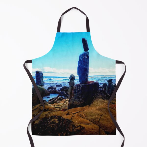 Item preview, Beach Rocks Towers Ocean Watchers on Rocky Beach in South Africa 3 of 4 designed and sold by Beachy.