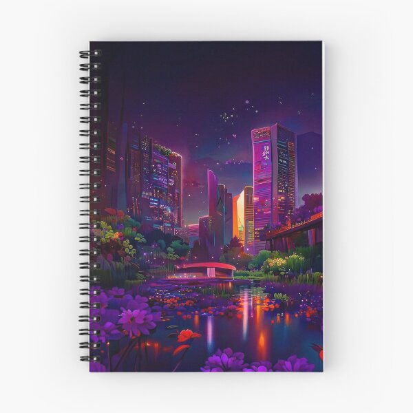 Item preview, NEON CITY X NATURE LANDSCAPE  designed and sold by lifestylein.
