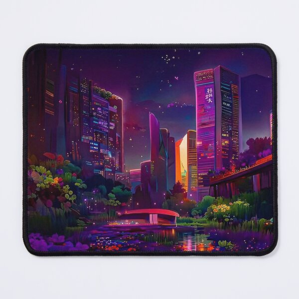 Item preview, NEON CITY X NATURE LANDSCAPE designed and sold by lifestylein.