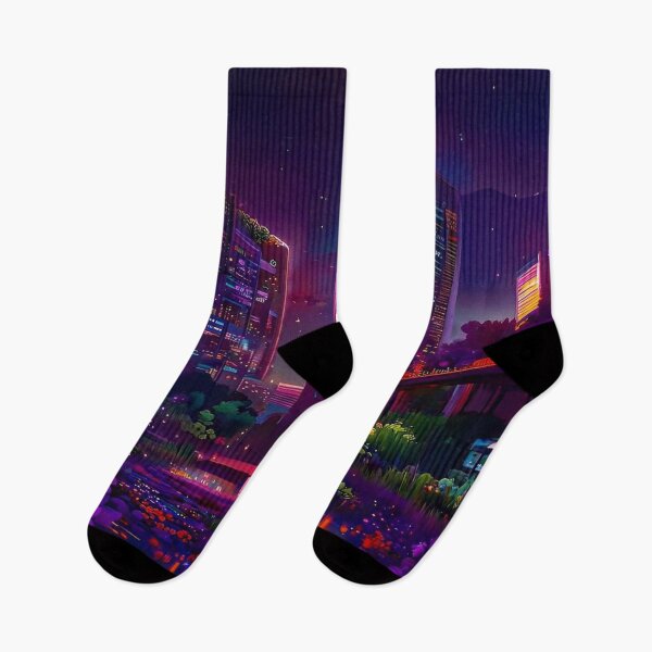 Item preview, NEON CITY X NATURE LANDSCAPE  designed and sold by lifestylein.