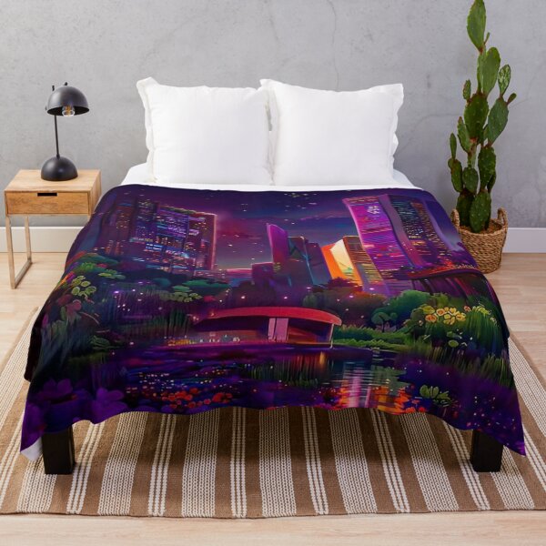 Item preview, NEON CITY X NATURE LANDSCAPE designed and sold by lifestylein.