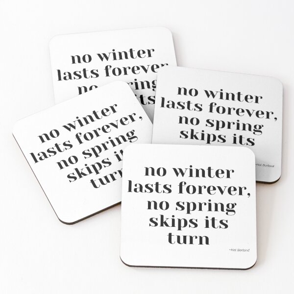 Item preview, No winter lasts forever,  no spring skips its turn, polish artist designed and sold by PolishArtist.