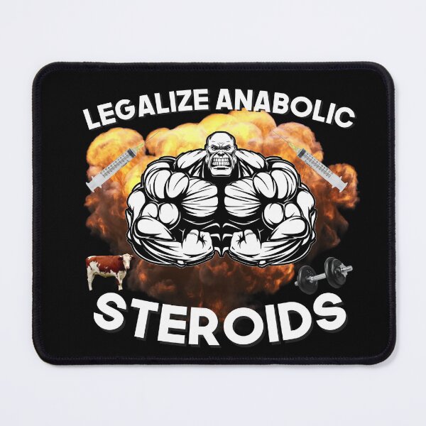 Item preview, Legalize Anabolic Steroids Funny Gym Bodybuilding Design designed and sold by Princeps-.