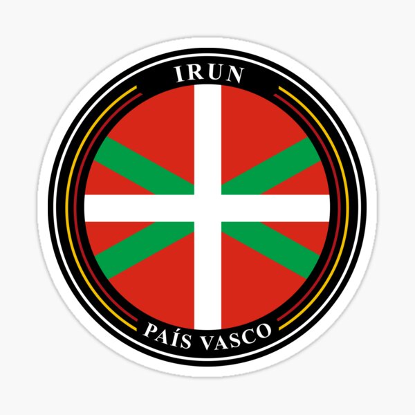 Irun - País Vasco Spanien Abzeichen Flagge des Baskenlandes Sticker