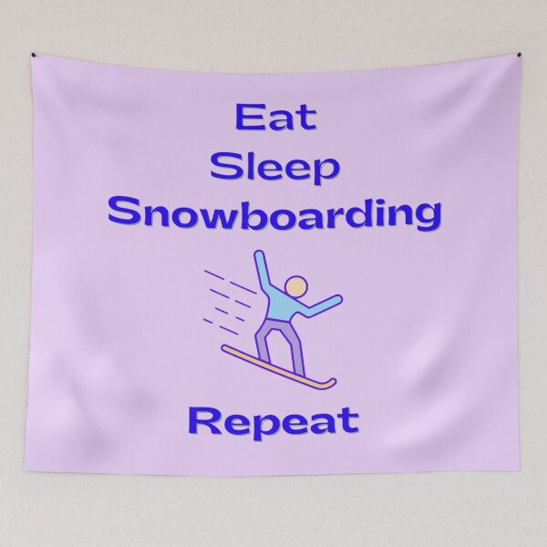 Item preview, Eat Sleep Snowboarding Repeat designed and sold by CCC2021.