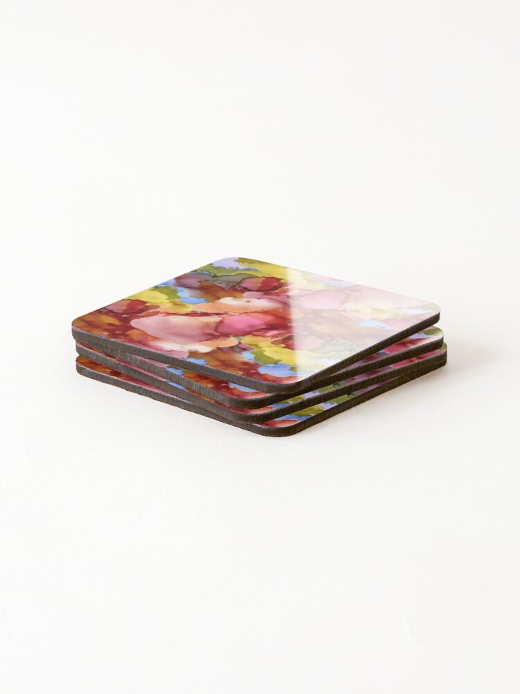 Thumbnail 4 of 5, Coasters (Set of 4), Color Combination Pattern designed and sold by TowTees.