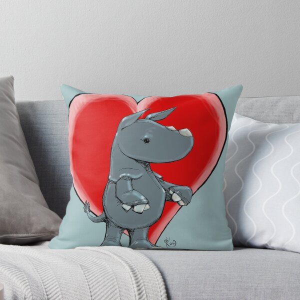 Item preview, rinoceronte san valentin designed and sold by KipeArtworks.